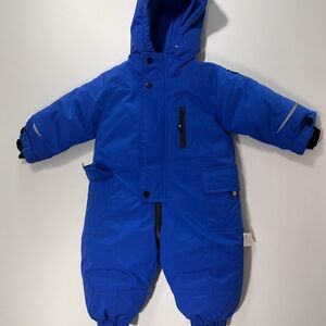 Kids Blue Insulated Snowsuit - Brand Unspecified